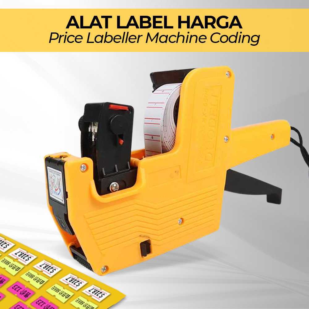 Alat Label Harga Price Labeller Machine Coding Mesin Cetak Label Harga 7 Digit Angka Tag Harga Toko 