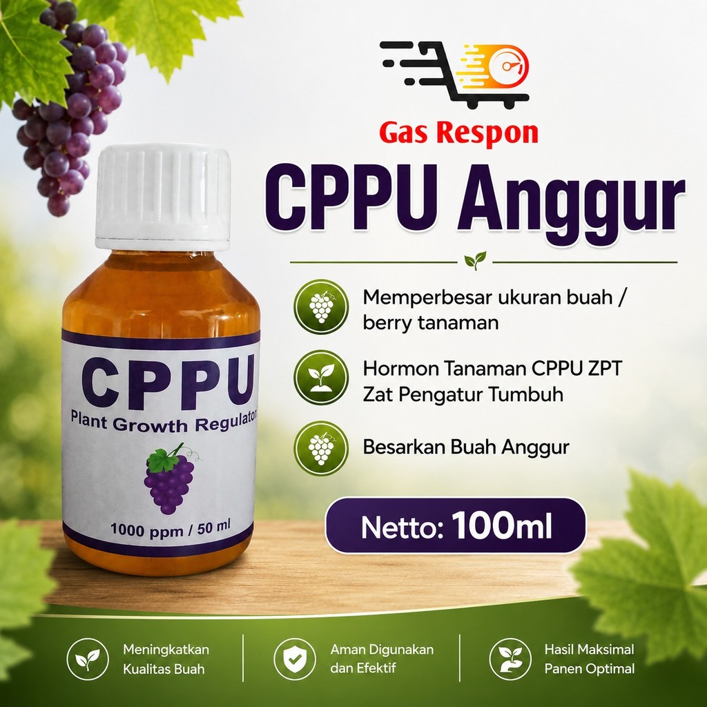 Hormon Tanaman CPPU ZPT Zat Pengatur Tumbuh Besarkan Buah Anggur
