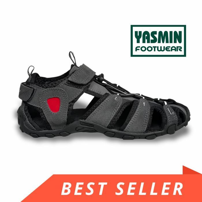 Sepatu Sendal Sepeda Gunung MTB / Sepatu Gowes Pria / Sendal Gowes XC - Abu-abu, 39