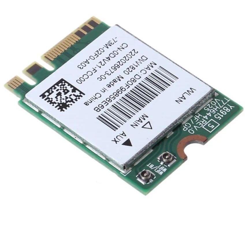 FOR QCNFA344A DW1820 80211AC Bluetooth 41 867Mbps WLAN WiFi Wireless 80211AC NGFF Mini WLAN CARD bet