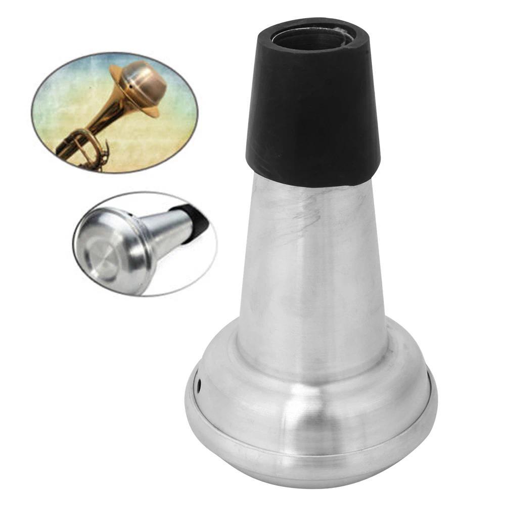 Straight Trumpet Mute Trumpet Practice Trumpet Practice Aluminum Mute Sorno for Trumpet Brass trumen