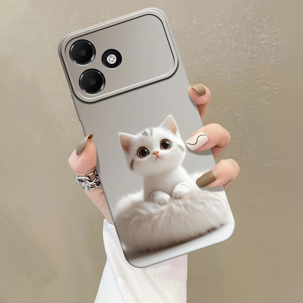SPOT SPOTKESING Case Hp OPPO A6C 4G 2026 Terbaru - Gambar Kucing - Case Karet - Casing Hp OPPO A6C 4