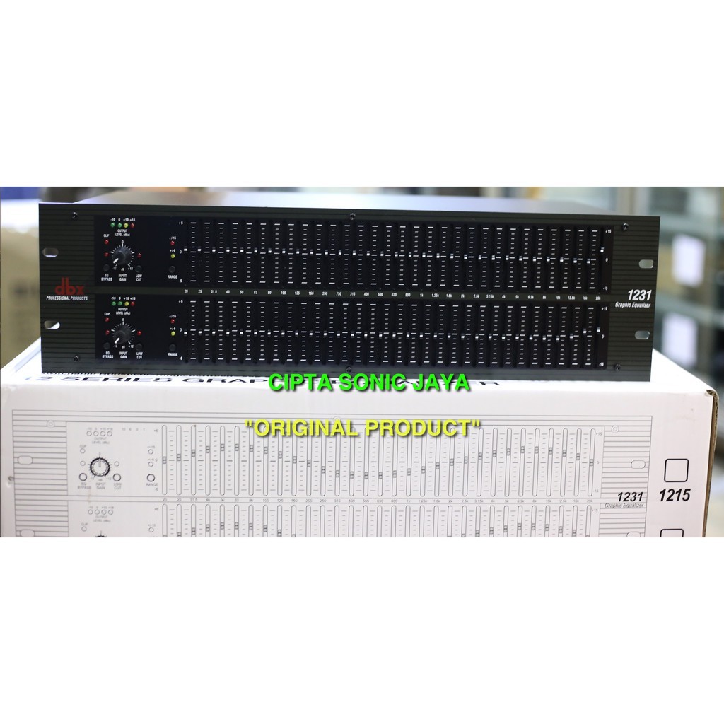 (HARGA TERMURAH) equalizer eq DBX 1231 / DBX1231 - JAMINAN KUALITAS