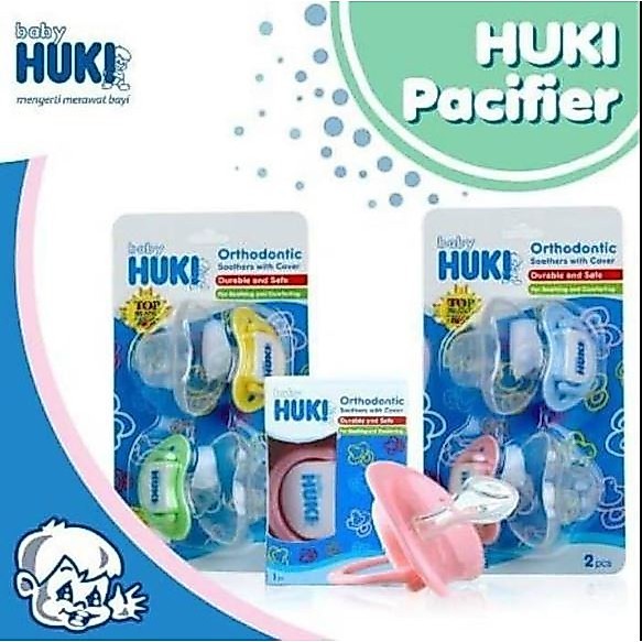 Empeng HUKI Baby Empeng Gepeng Orthodontic / HUKI Empeng Orthodontic