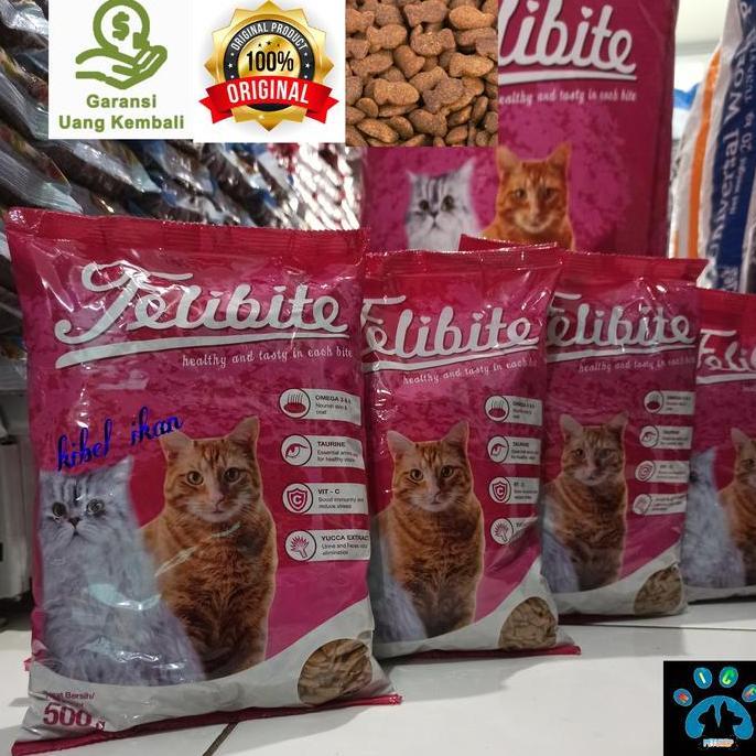 Felibite Paket 5 kg ( 500 gr x10) frespack Makanan Kucing