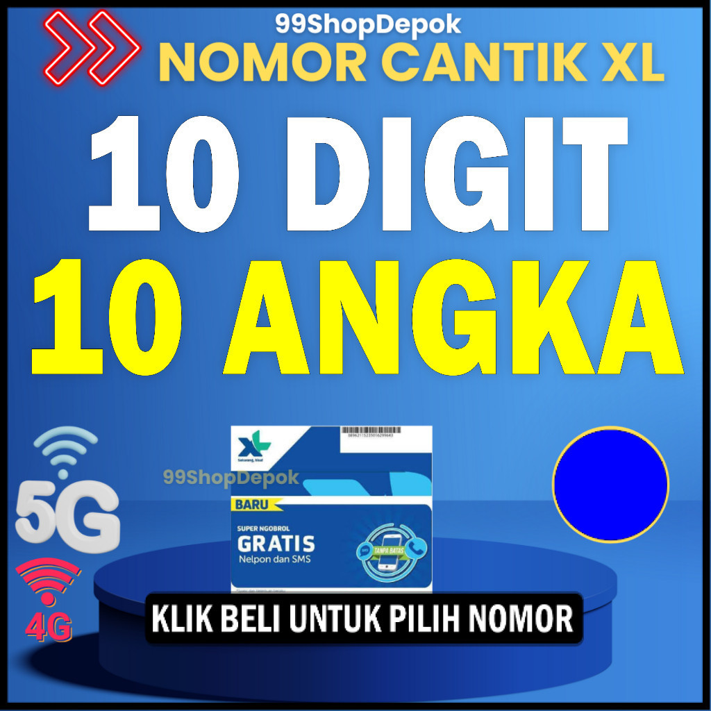 Kartu No Cantik XL kode 380.2 - Nomor Cantik XL 4g 5g XL 10 DIGIT