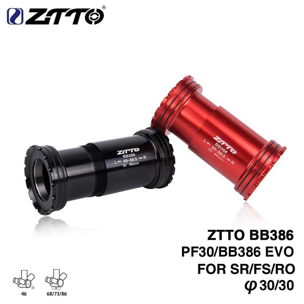 Foto Ztto BB Bottom Bracket BB386 30mm Pressfit Threaded Sram FSA DUB 46mm 46 68 - 86 mm 386 30
