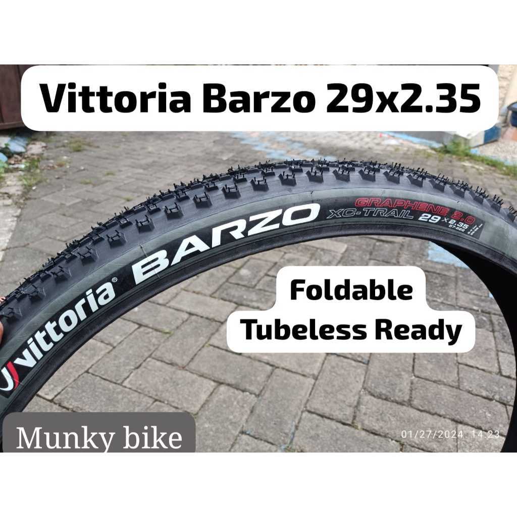 Foto Ban Luar Tire Vittoria Barzo 29 x 2.35 Inch G2.0 Tubeless Ready Sepeda 29er Foldable