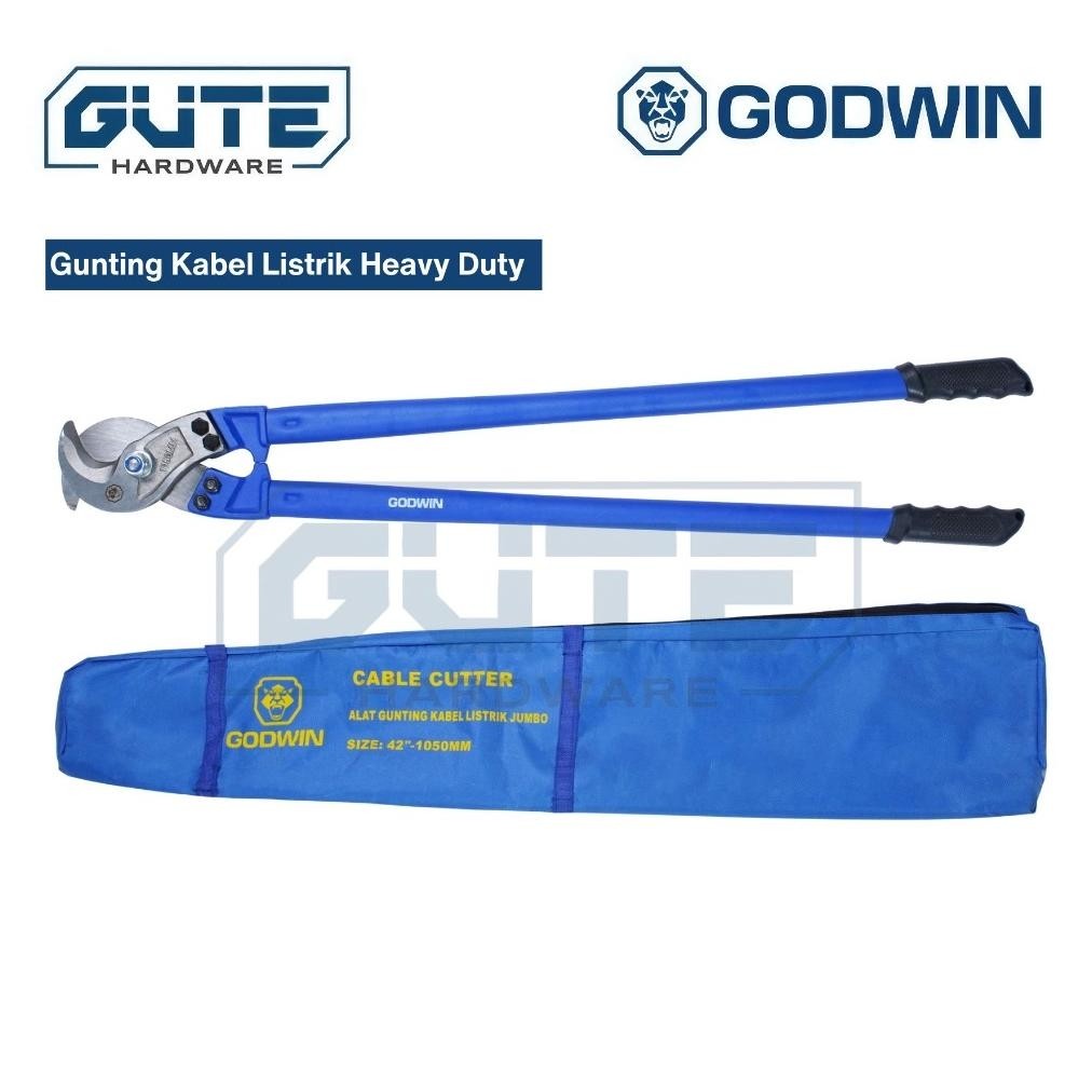 Godwin Tang Potong Kabel Besar Gunting Kabel Listrik Heavy Duty / Cable Cutter Kokoh Kuat