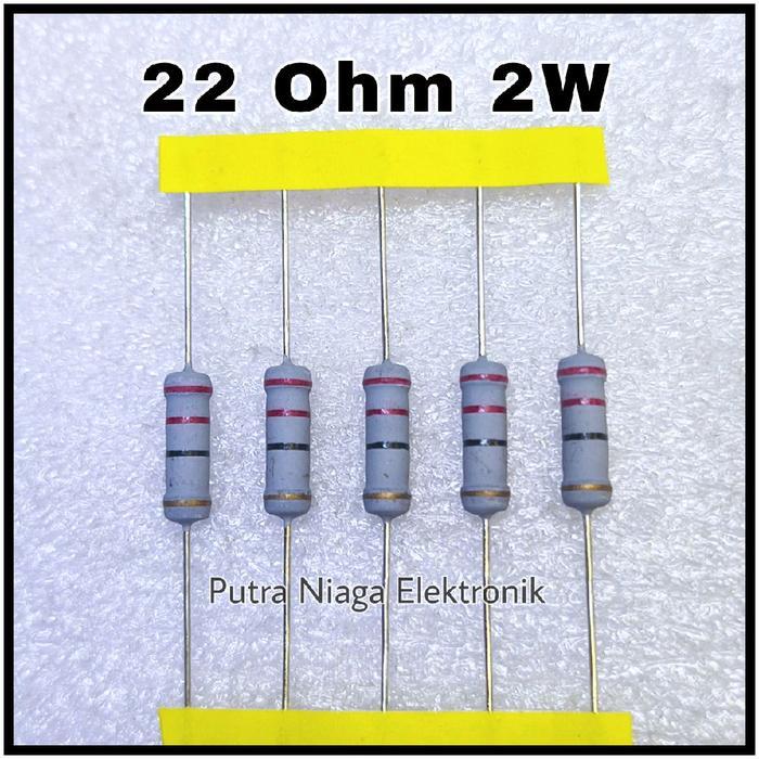 Resistor 22R 2W Taiwan 22ohm 2watt 22 ohm 2 Watt