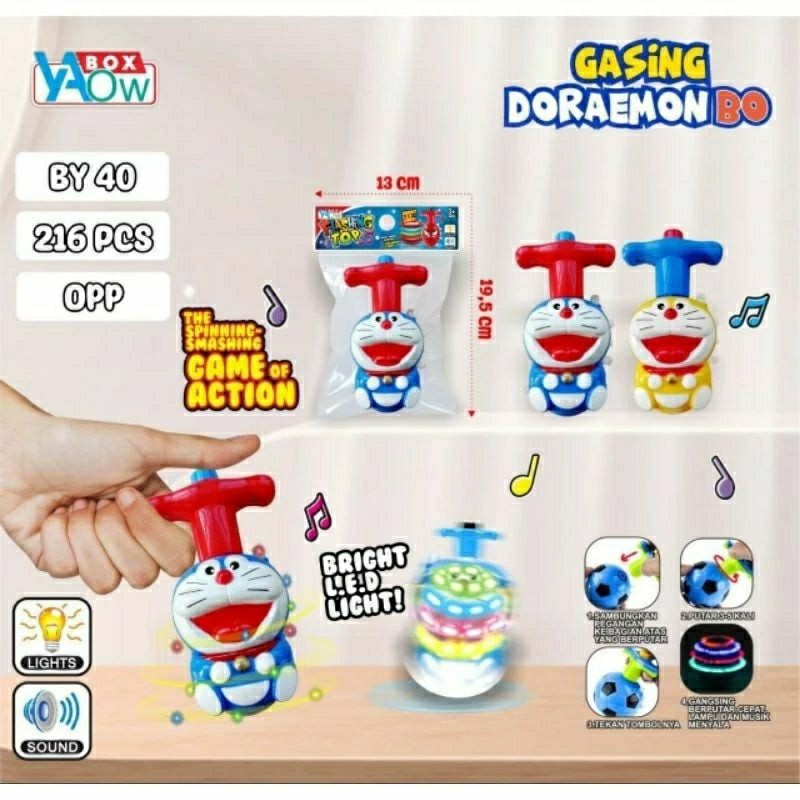 Mainan Gasing Lampu Musik / Mainan Gasing Spidermen Lampu dan Musik