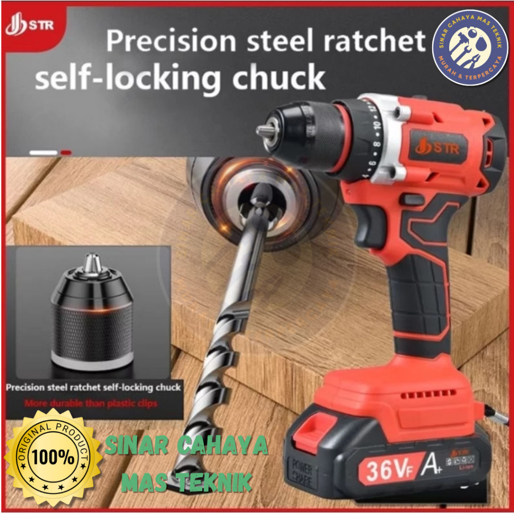 Jiebang F-8779 Bor Baterai 21 V Bor Batre 21 V Bor Cas Cordless Bor Murah