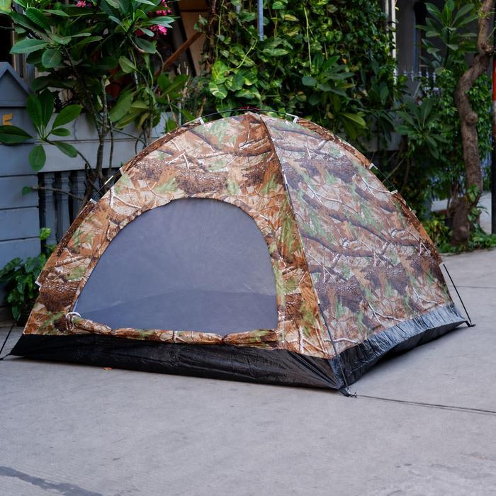 Tenda Camping Gunung Camo Loreng 200X200X135 Cm Kap 4 - 5 Orang JY-50 - -, -
