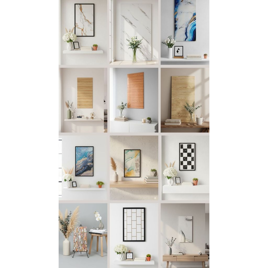 Wallpaper Dinding Foam Vinyl Marble Kayu 60X30CM - Welpeper Dinding Foam - Wallpeper Dinding Foam -W