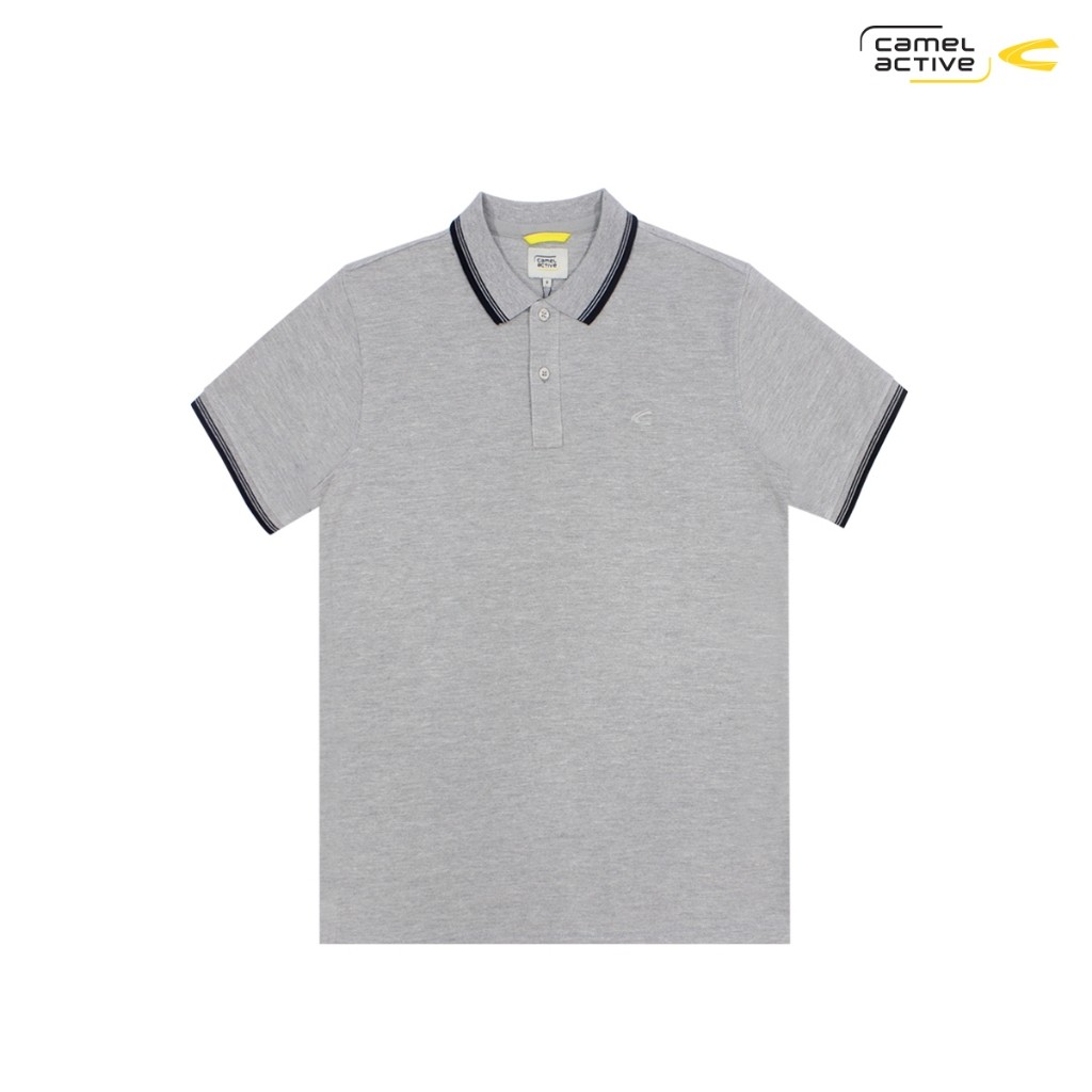 camel active Men's Pique CVC Polo Shirt