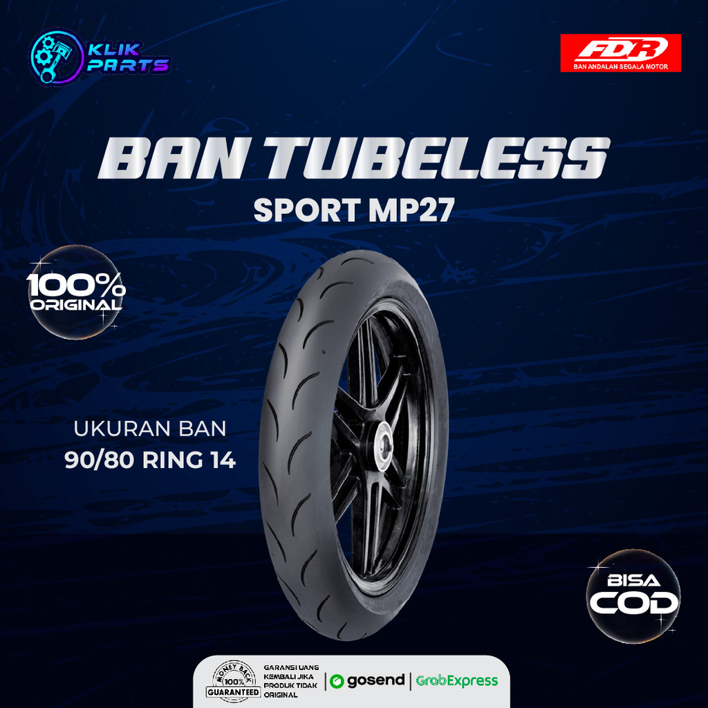 FDR BAN MOTOR FDR TL SPORT MP27 90/80 RING 17 TUBELESS