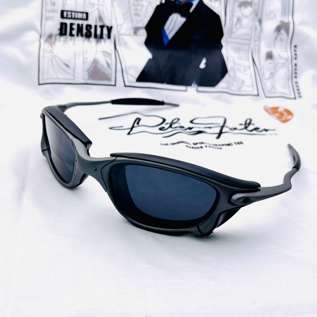 [COD] NEW SPORTY DESAIN KACAMATA GAYA OAKLEY JULIET + SILIKON RUBBER SPORT FASHION TERBARU LENSA POL