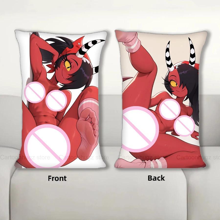 R18+ Dakimakura Anime Sallie May Pillow Cover Sofa Cushion Double-side Print Throw Pillow Case 40X60