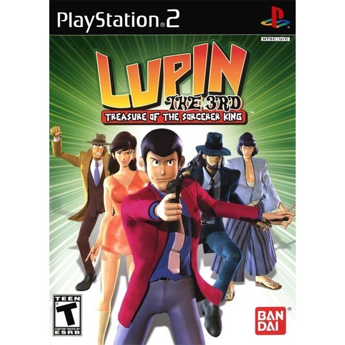 DVD Game PS2 - Lupin the 3rd Treasure of the Sorcerer King