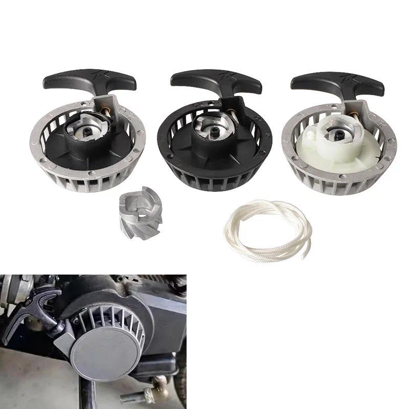 Starter Mesin Motor Mini untuk Motor Mini 2 Tak 47cc 49cc 50cc, Alat Tarik Manual, Aksesoris Starter