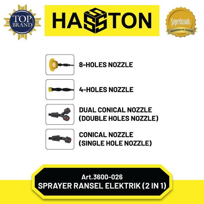 Hasston Sprayer Ransel Manual / Electrik / Knapsack Spayer 16 Liter (3600) - Manual Sprayer