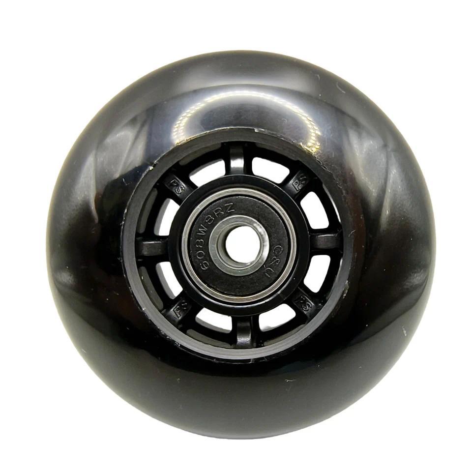roller skate wheel black 85A 80mm 76mm fsk wheel inline roller 80x24mm