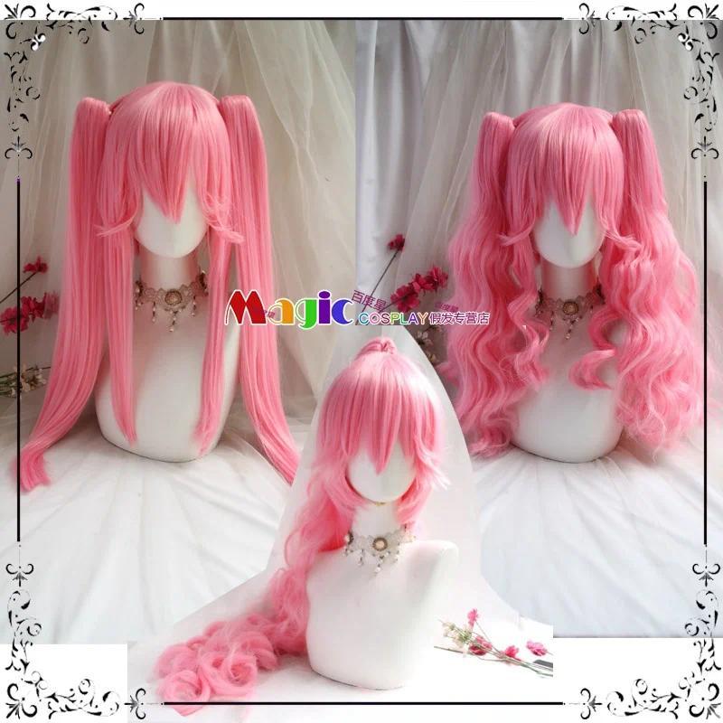 Fate/Grand Order Servant Tamamo no Mae Tamamo Cat Cosplay Wig Pink lONG Heat Resistant Synthetic Hai