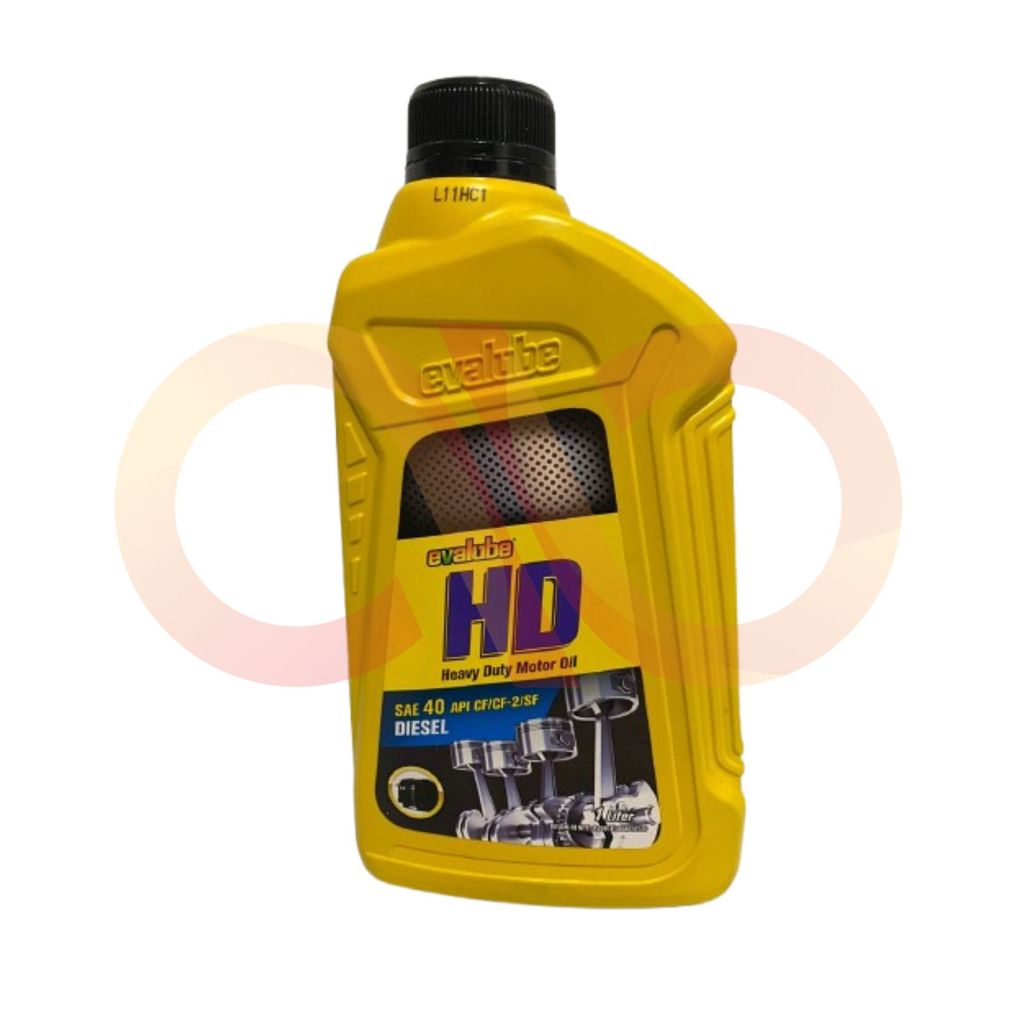 Evalube | Oli Mobil Mesin Diesel HD (DIESEL ENGINE OIL) SAE 40 1 Liter //  OLI