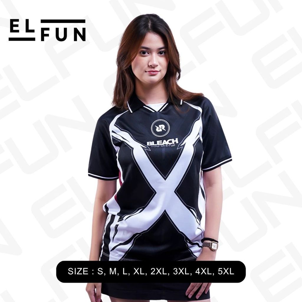 Jersey RRQ hoshi bleach jersey ichigo oversize onic alter ego evos btr dewa united navi geek fam liq