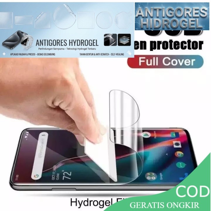 Hydrogel OPPO A91 Anti Gores Jelly Oppo A91 Hydrogel Screen Protector For Oppo A91
