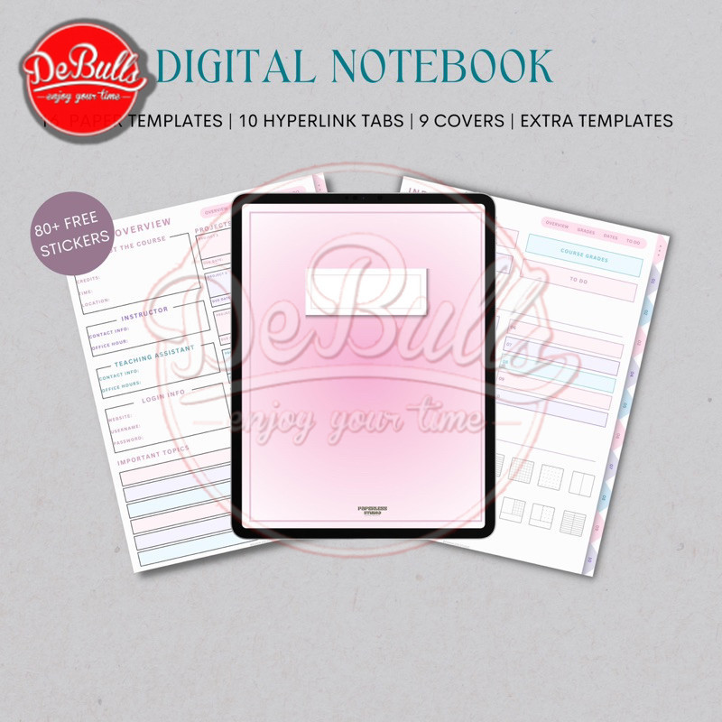 GRADIENT PASTEL DIGITAL NOTEBOOK