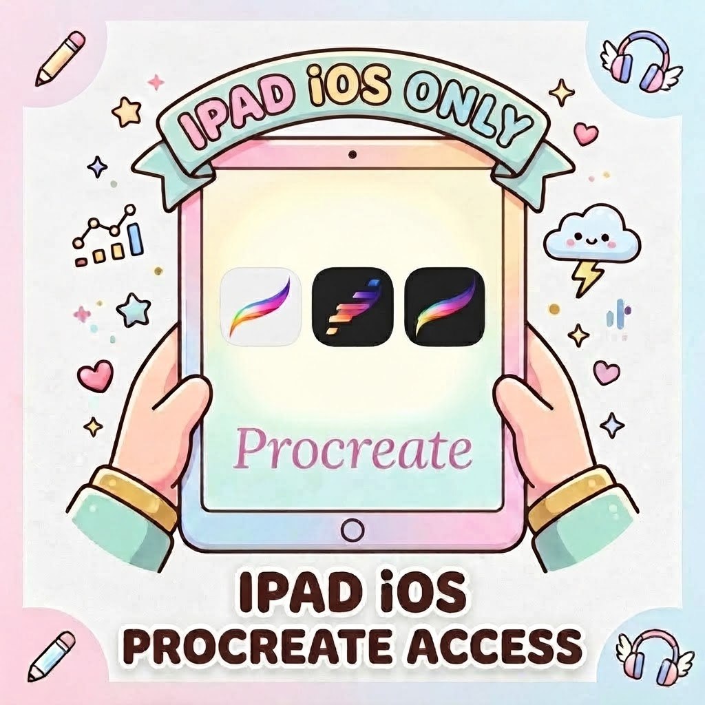 Procreate iPad /Procreate Dream Procreate Pocket iPhone iOS Original Permanen Resmi App Store Downlo