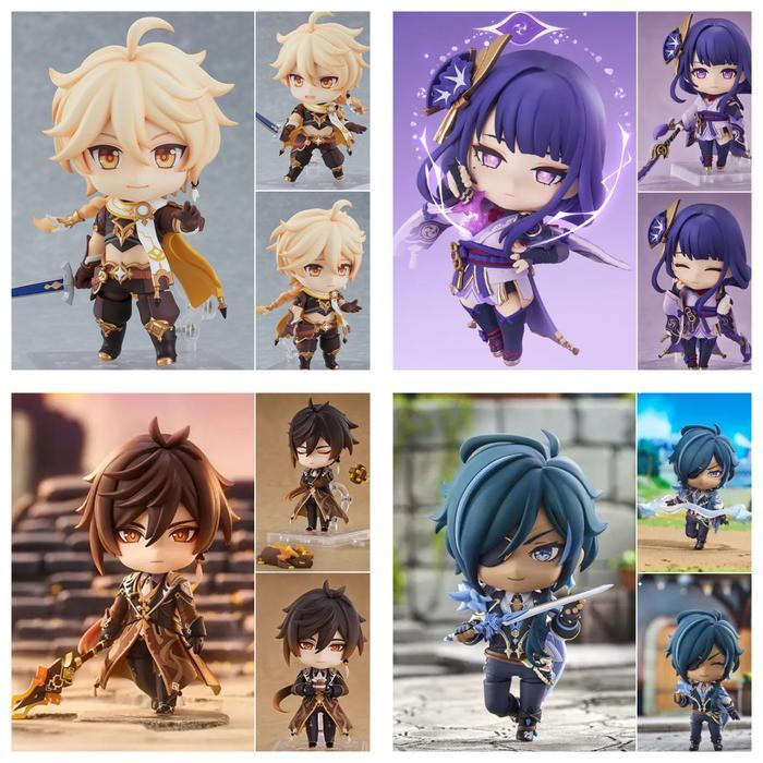 Nendoroid Genshin Impact - Traveler / Aether , Raiden Shogun / Ei , Zhongli , Kaeya