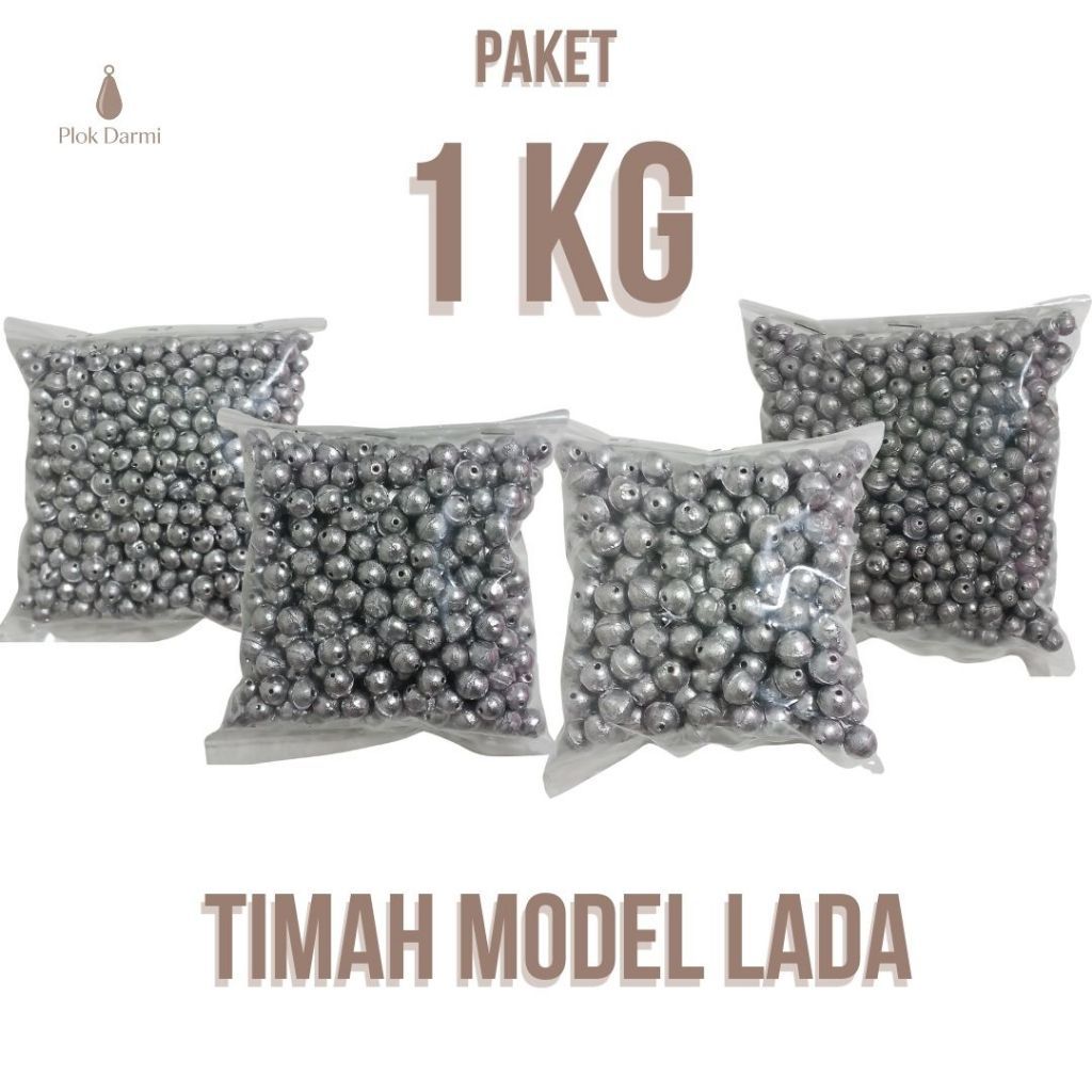 Paket 1 KG Timah Pemberat Pancing Model Lada Timah Mancing Lada mancing Timah Pancing Murah