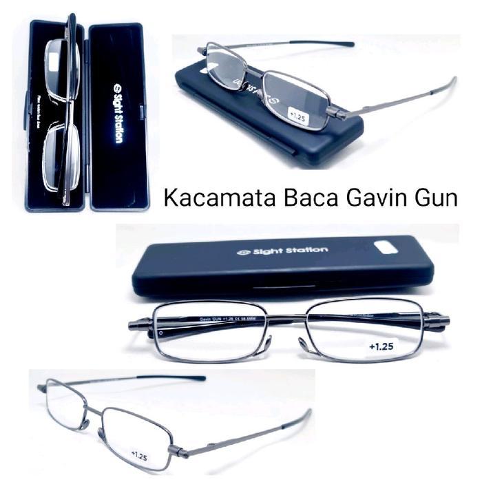 Kacamata Baca lipat Gavin Gun dan Gideon CF sight station Foster Grant (pergas pergas) Unisex - GAVI