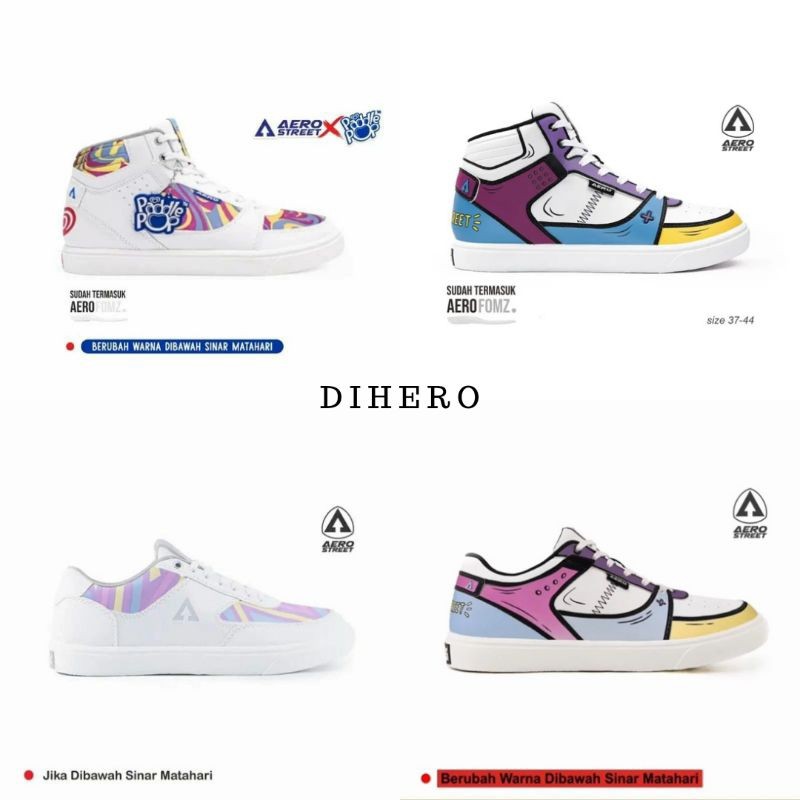 AEROSTREET THERMOCROMIC,AEROSTREET CHANGE COLOR, AEROSTREET X PADDLE POP, AEROSTREET 2D CHANGE COLOR