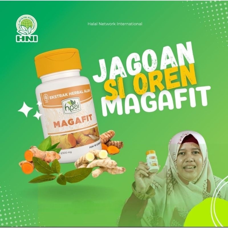 Magafit Obat Herbal Maag Gerd Lambung - Obat Kunyit Herbal Alami