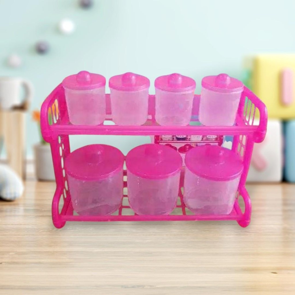 Kitchenware Set Dapur Warna Rainbow Tempat Bumbu KITCHEN SET RAINBOW