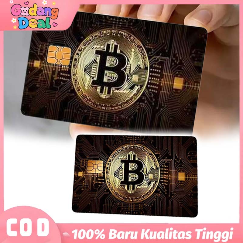 4pcs/Set Skin E-Money |Stiker Kartu Atm |Garskin Flazz |Sticker Debit |Card Skin Untuk Bank Bca Bri