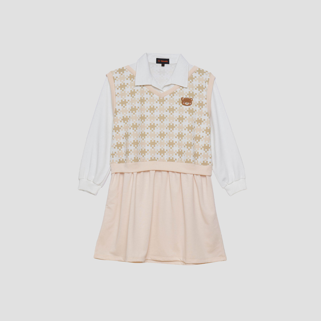 Nevada Vest Pixel Midi Dress Anak Perempuan 122951487