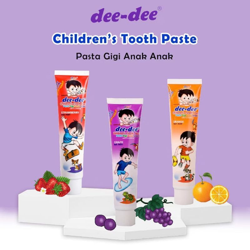 Dee Dee Tooth Paste 50G Pasta Gigi Odol Anak DeeDee