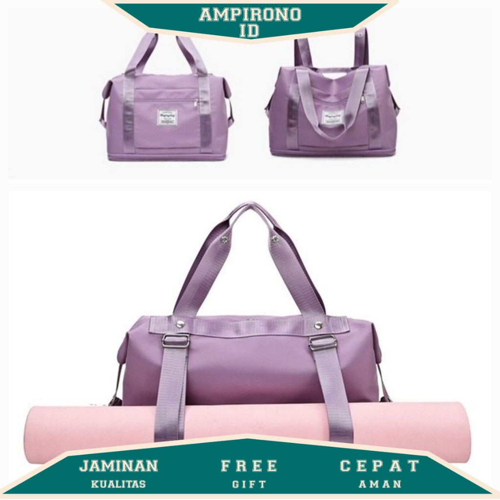 TRAVEL BAG DUFFEL RANSEL / DUFFLE BAG RANSEL / TAS TRAVEL BESAR ANTI AIR / PORTABLE GYM BAG / TAS FI