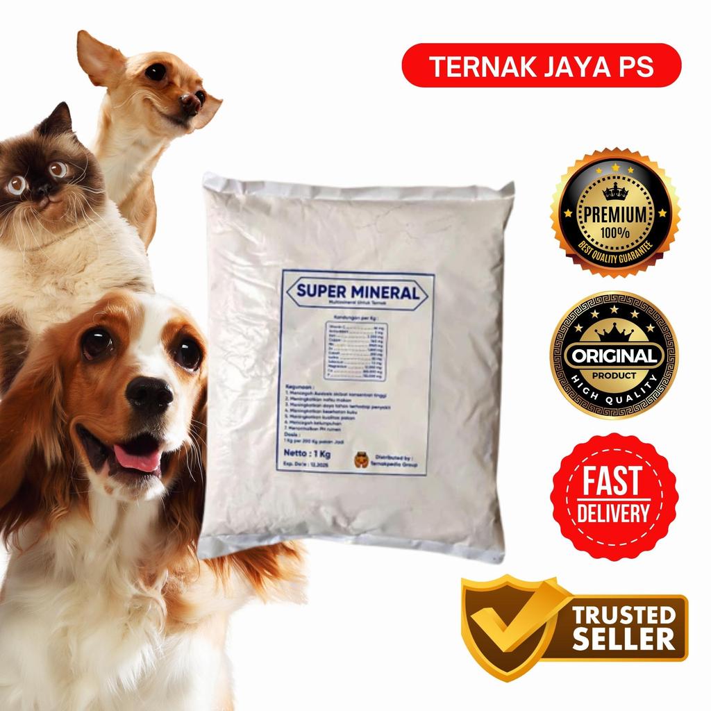 Super Mineral 1 kg - Super Mineral Premix Sapi - Premix Kambing - Mineral Kambing  - Mineral Ternak