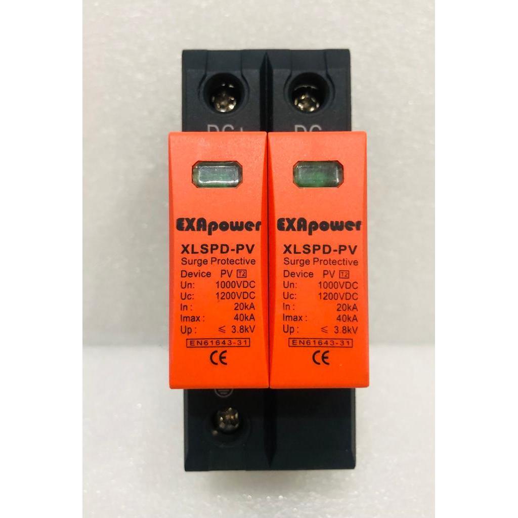 Surge Arrester DC 2P 1000V / PV SPD DC 1000V / Anti Petir DC