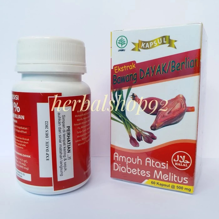 Obat Hipertensi Kapsul Extrak Bawang Dayak Original ori