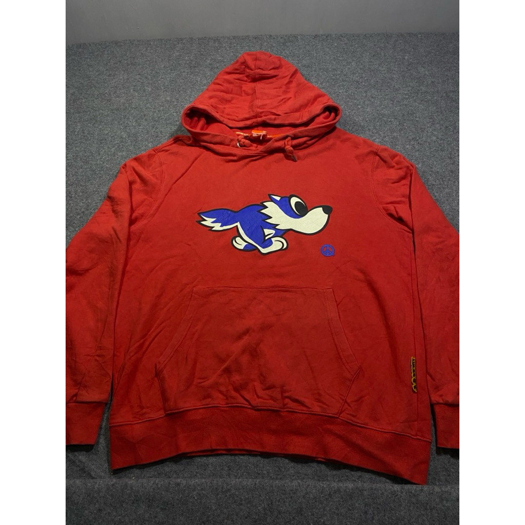 HOODIE TEBAL CAKEPP 3QR MERAH SIZE XXL