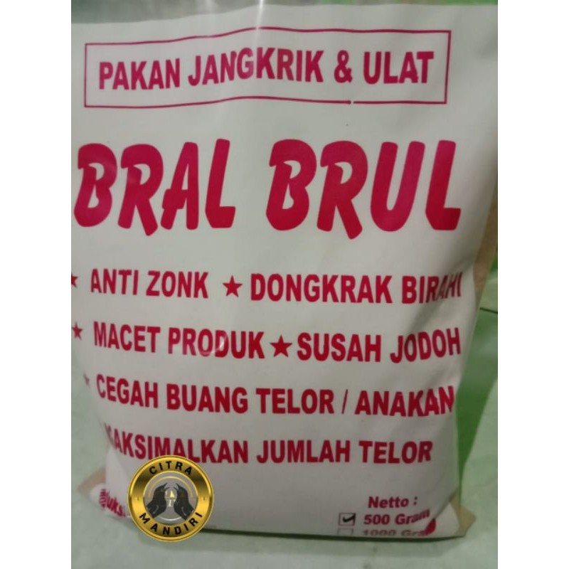 ANTI ZONK PAKAN JANGKRIK BRAL BRUL UNTUK INDUKAN MURAI BATU PRODUK ORIGINAL