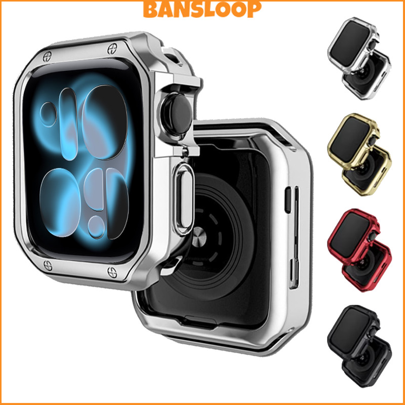TPU Cover Case Without Film Bumper Cover Accessories for iWatch Apple Watch Strap SE/Ultra 3 2 Serie