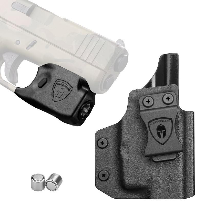 Glock 42 Mini Tactical Gun Light 150 Lumens with Mated Kydex Holster fit  Glock 42 Pistol Tactical R