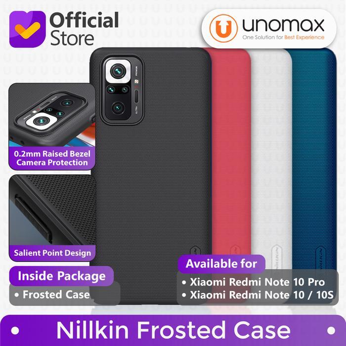 [Promo] Hard Case Compatible With Xiaomi Redmi Note 10 / 10S / Note 10 Pro Nillkin Frosted Casing - 